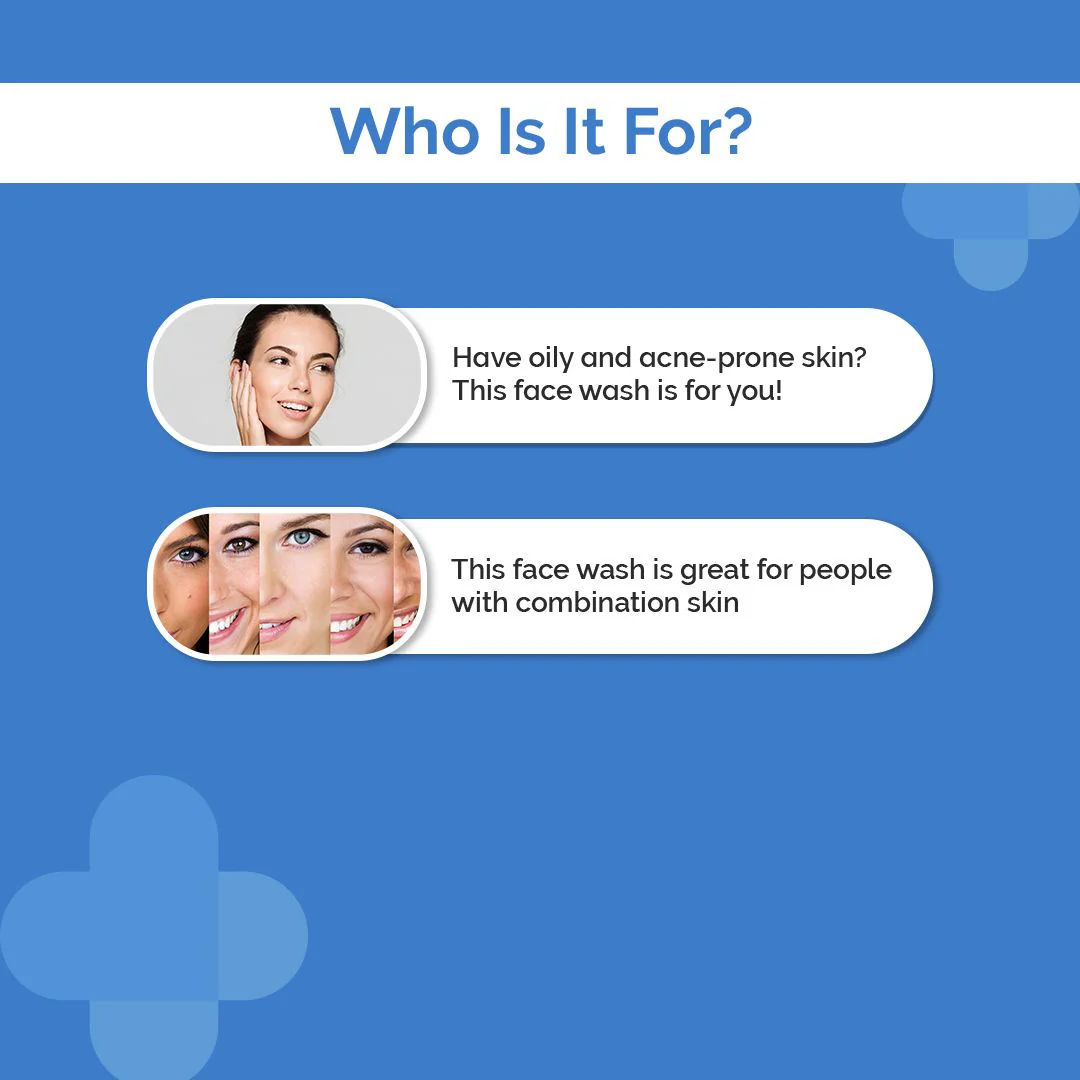 1% Salicylic Acid Foaming Daily Face Wash with Salicylic Acid, Zinc PCA & PHA  - 100 ml - Image 4