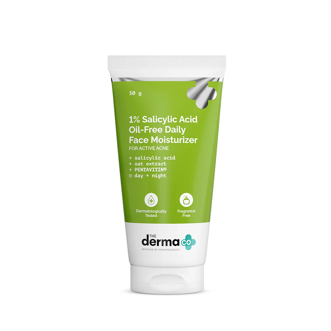 1% Salicylic Acid Oil-Free Moisturizer For Face with Oat Extract  - 50g - Image 7