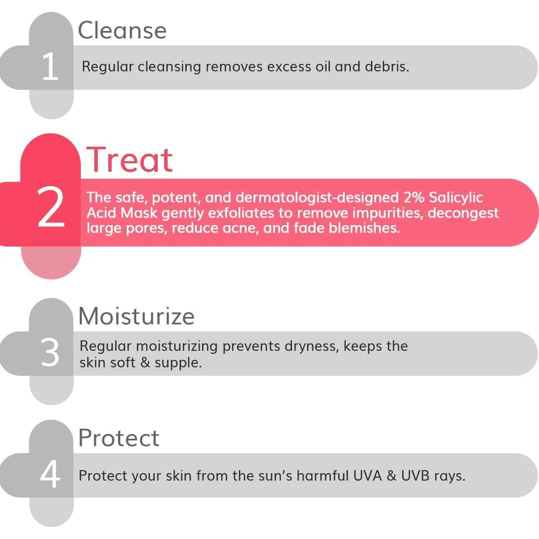 2% Salicylic Acid Mask - 50g - Image 5