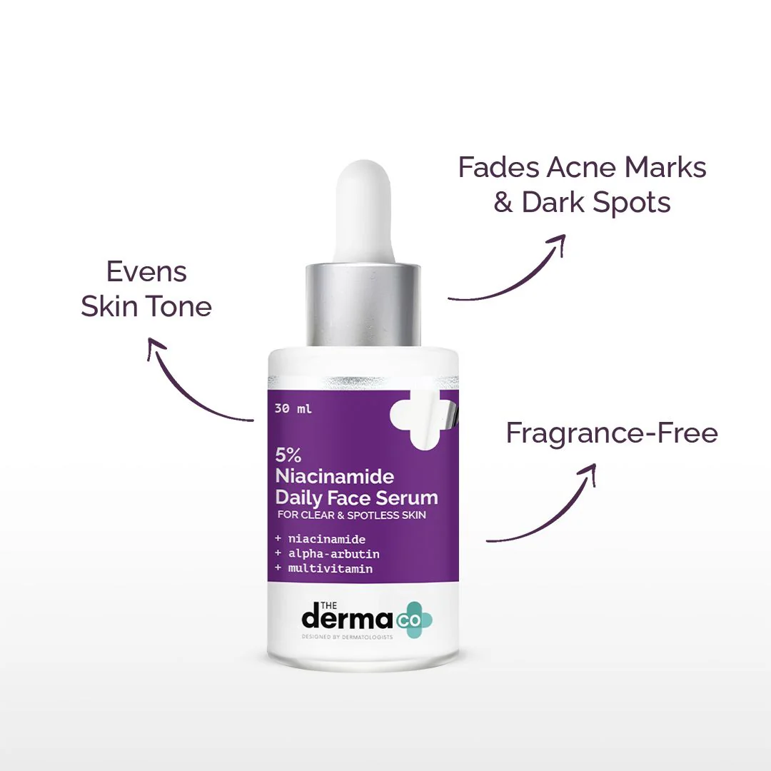 5% Niacinamide Daily Face Serum with Alpha Arbutin & Multivitamin  - 30ml - Image 3